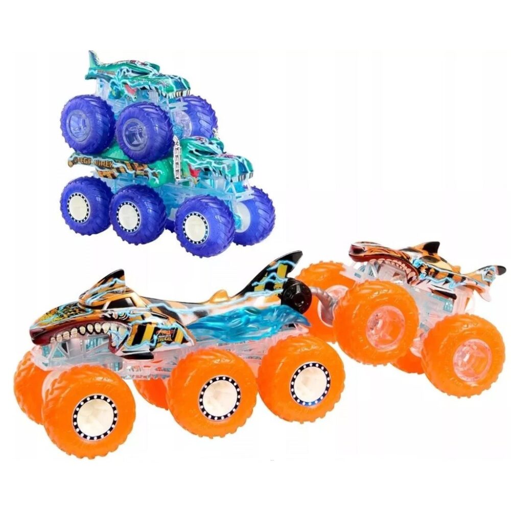 Hot Wheels Monster Trucks Big Rig And Truck Multipack Power Smasher