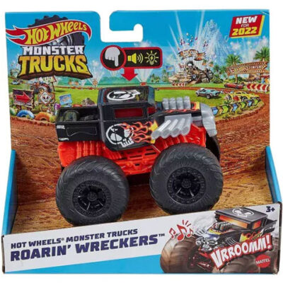 Hot Wheels Monster Trucks Bone Shaker Vozilo Sa Svjetlom I Zvukom 12 Cm