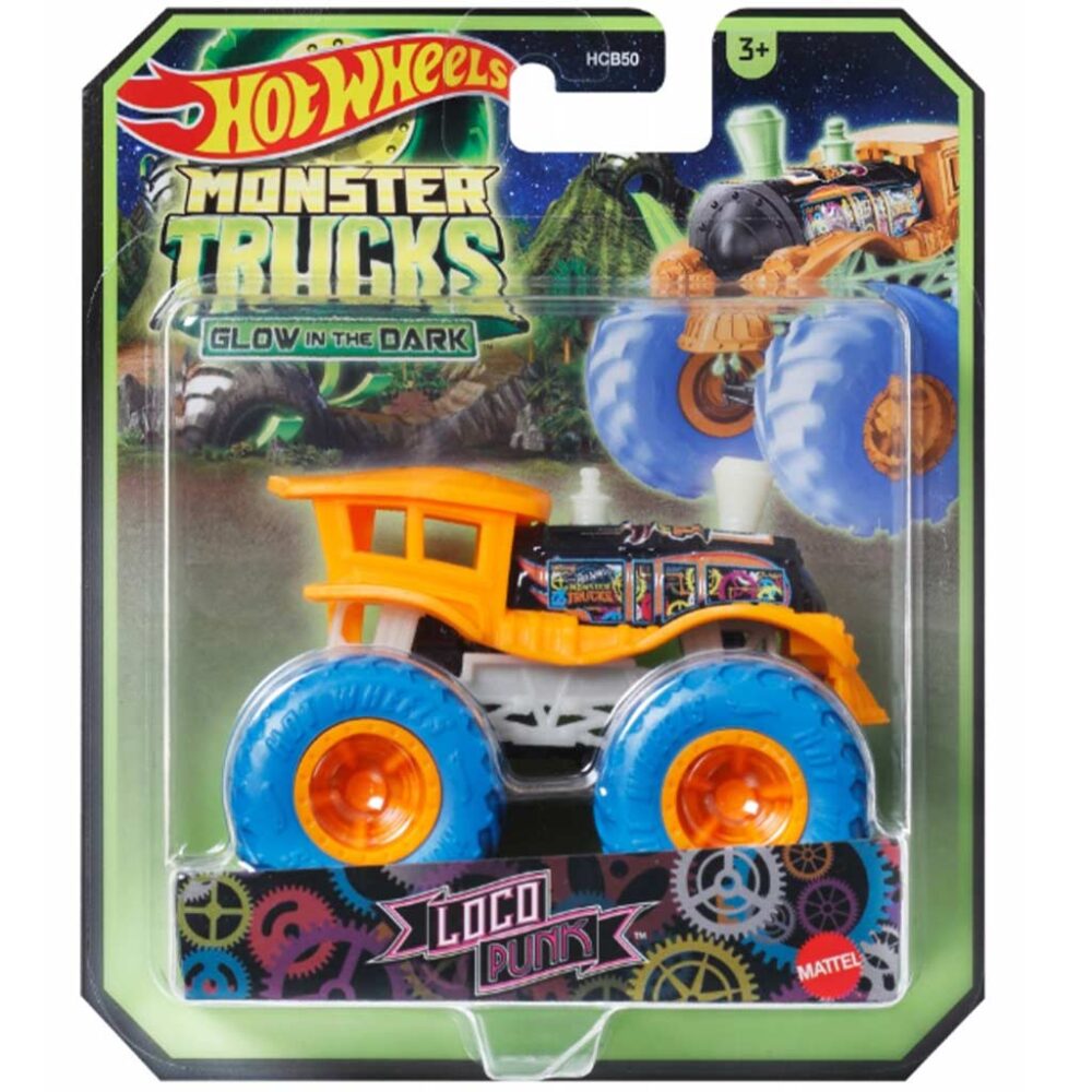 Hot Wheels Monster Trucks vozilo Loco Punk 9 cm