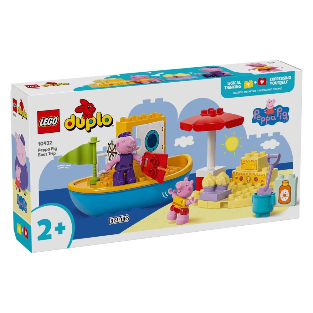 Lego Duplo 10432 Peppa Praščić Putuje Brodom