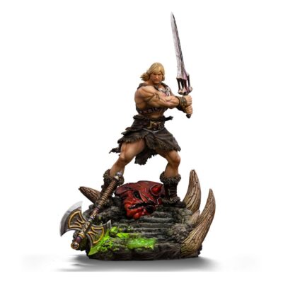 Masters Of The Universe He Man Unleashed 34 Cm Art Scale Deluxe Statue