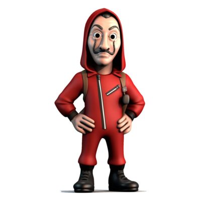 Money Heist Berlin Mask Minix Figura 12cm