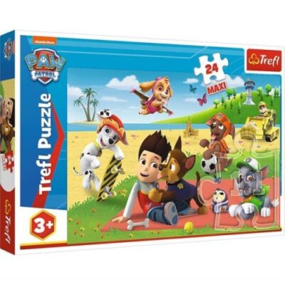 Paw Patrol Puzzle 24 Kom Maxi Puzzle Trefl Zabava Na Plaži