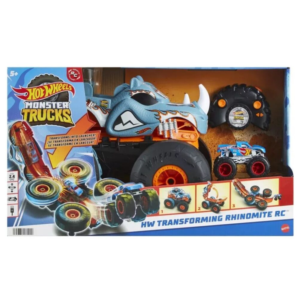 RC Hot Wheels Monster Trucks Rhinomite Auto Na Daljinsko Upravljanje 1 12