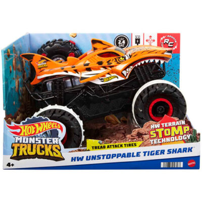 RC Hot Wheels Monster Trucks Tiger Shark 1 15