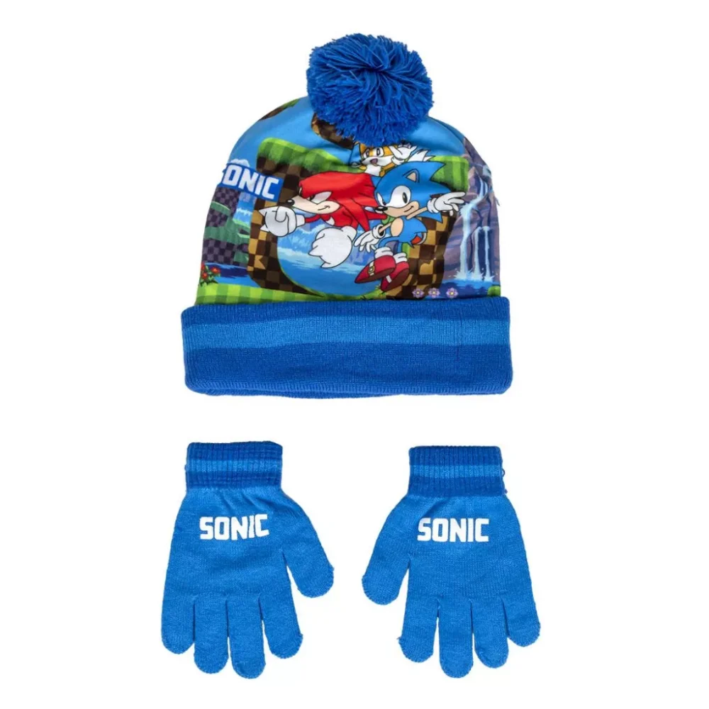 Sonic The Hedgehog Set Zimska Kapa I Rukavice Za Djecu