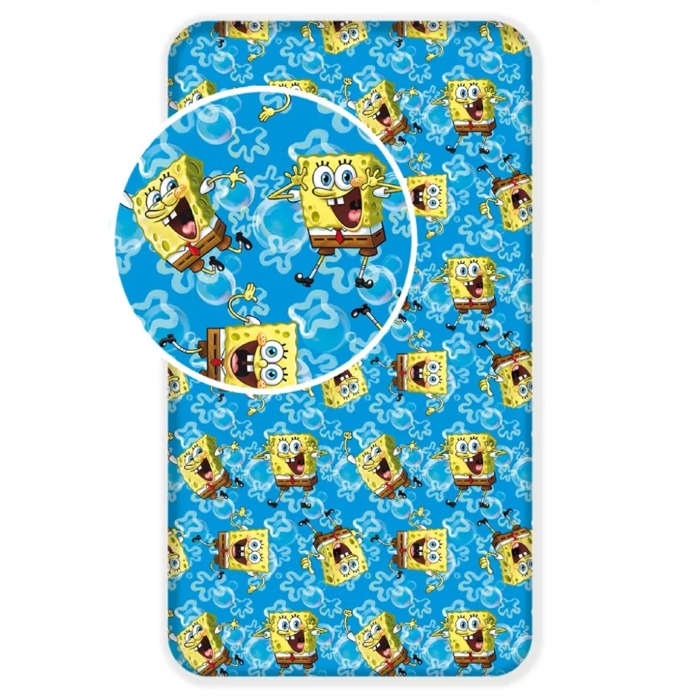 SpongeBob Plahta S Gumicom 90x200 Cm