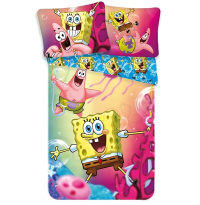 SpongeBob Posteljina 140×200 Cm, 70×90 Cm