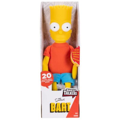 The Simpsons Shelf Talkers Bart Interaktivna Plišana Igračka 33 Cm