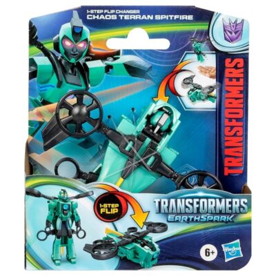 Transformers EarthSpark 1 Step Flip Changer Chaos Terran Spitfire Akcijska Figura 10 Cm