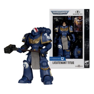 Warhammer 40 000 Ultramarines Lieutenant Titus Akcijska Figura 18 Cm