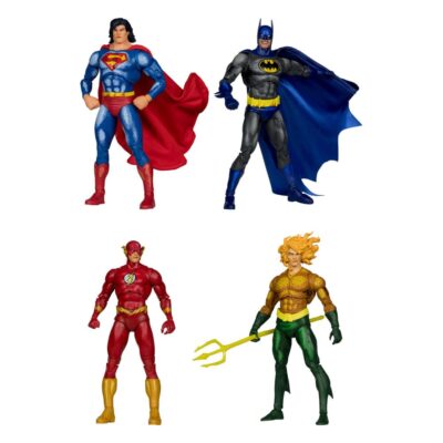 BUNDLE 4 Figure DC Multiverse Wave 14 Justice League Task Force Action Figure 18 Cm