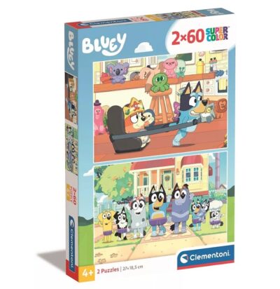 Bluey Puzzle 2x60 Kom Bluey I Obitelj