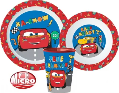 Disney Cars Micro Plastični Set Za Jelo