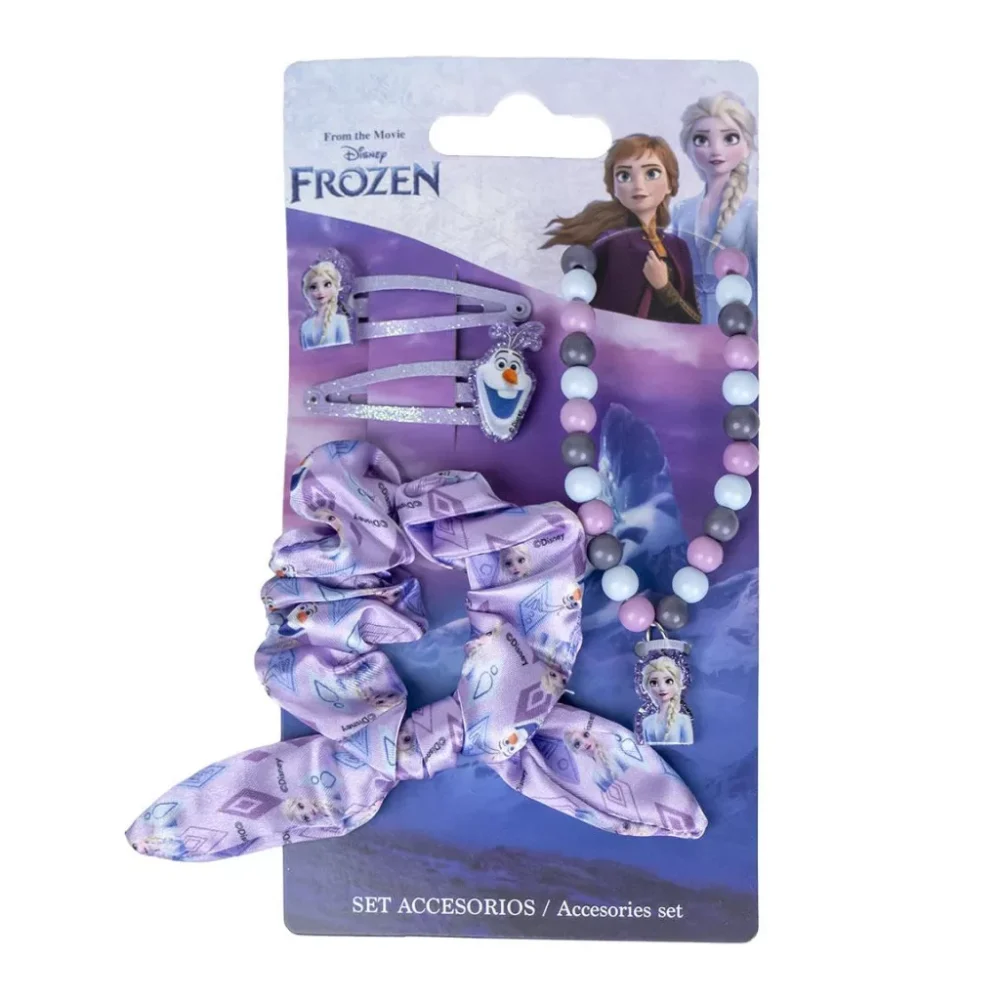 Disney Frozen Set Ogrlica I Dodaci Za Kosu