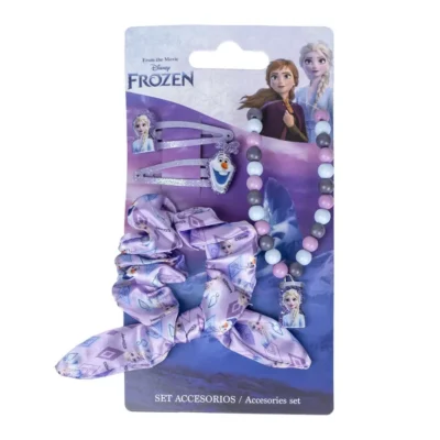 Disney Frozen Set Ogrlica I Dodaci Za Kosu