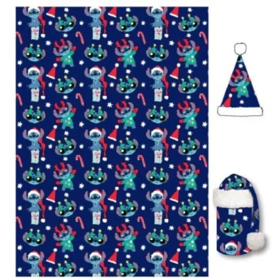 Disney Lilo And Stitch Set Kapa I Flis Deka 100x140 Cm