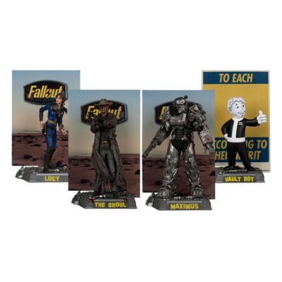 Fallout Movie Maniacs PVC Statue 4 Pack Figure