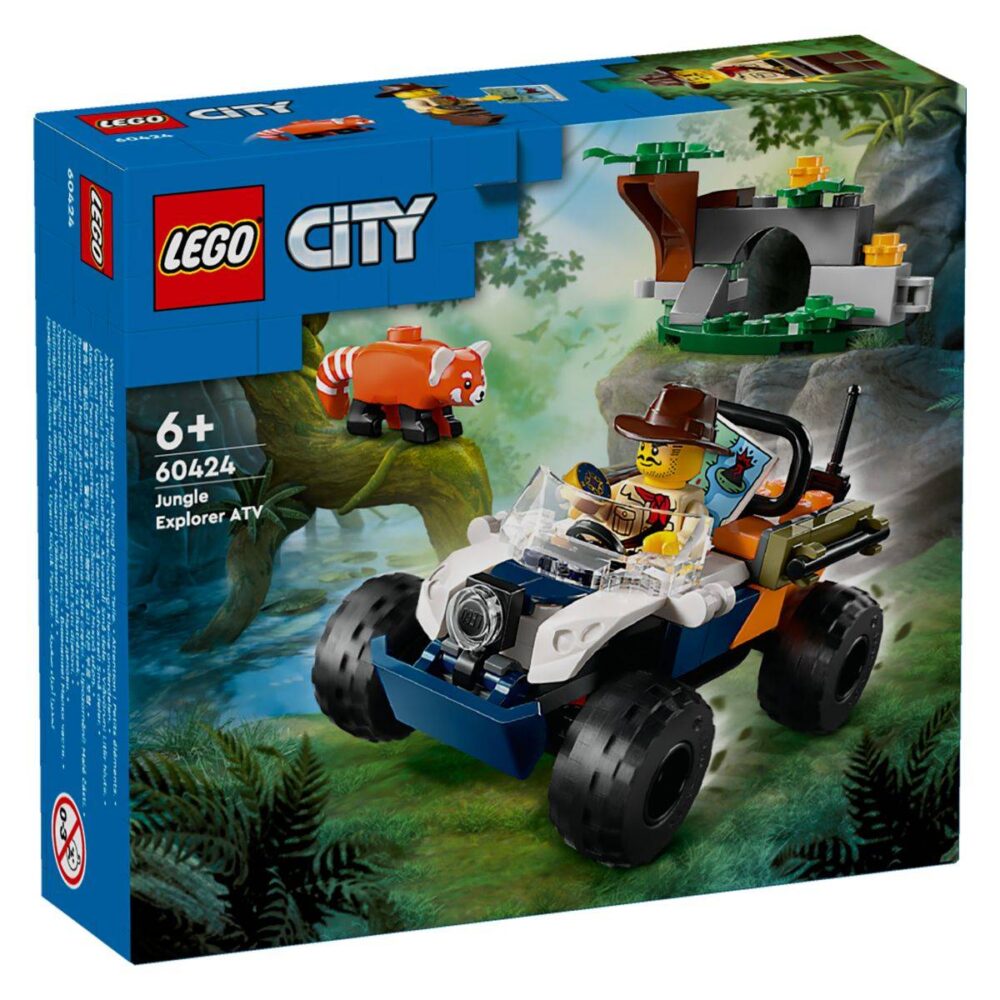 Lego City 60424 ATV Istraživača Prašume S Crvenom Pandom