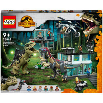 Lego Jurassic World 76949 Napad Giganotosaurusa I Therizinosaurusa