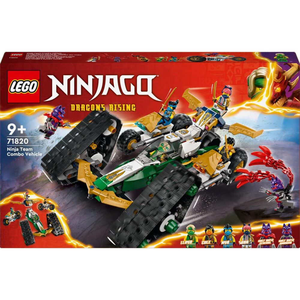 Lego Ninjago 71820 Kombinirano Vozilo Tima Ninja