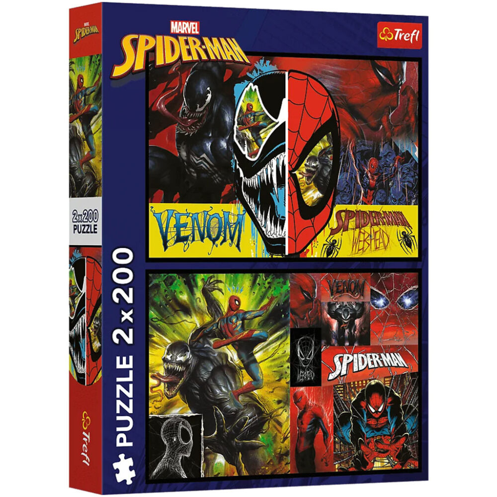 Marvel Spider Man Vs Venom 2x200 Komada Puzzle Trefl