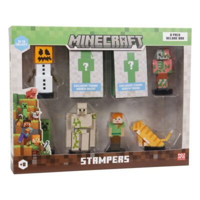 Minecraft Deluxe Box Figura Stampers 8 Pack 1