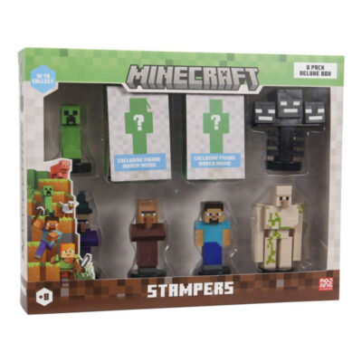 Minecraft Deluxe Box Figura Stampers 8 Pack