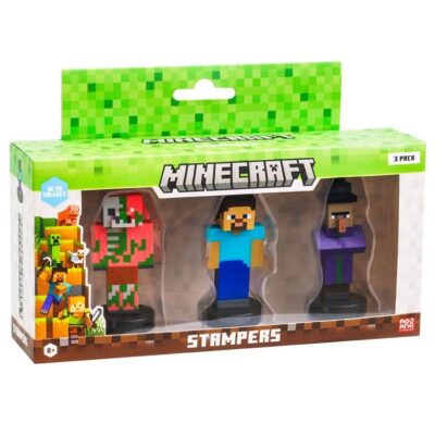 Minecraft Figura Stampers 3 Pack