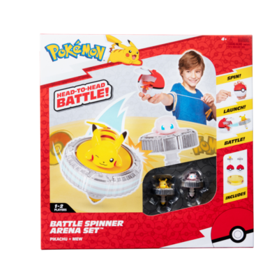 Pokemon Duo Pack Pikachu I Mew Battle Spinner Set Za Dvoboje S Arenom