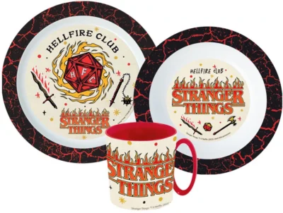 Stranger Things Micro Plastični Set Za Jelo