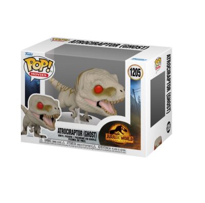 Funko POP Jurassic World 3! Atrociraptor (Ghost) Figura 9 Cm