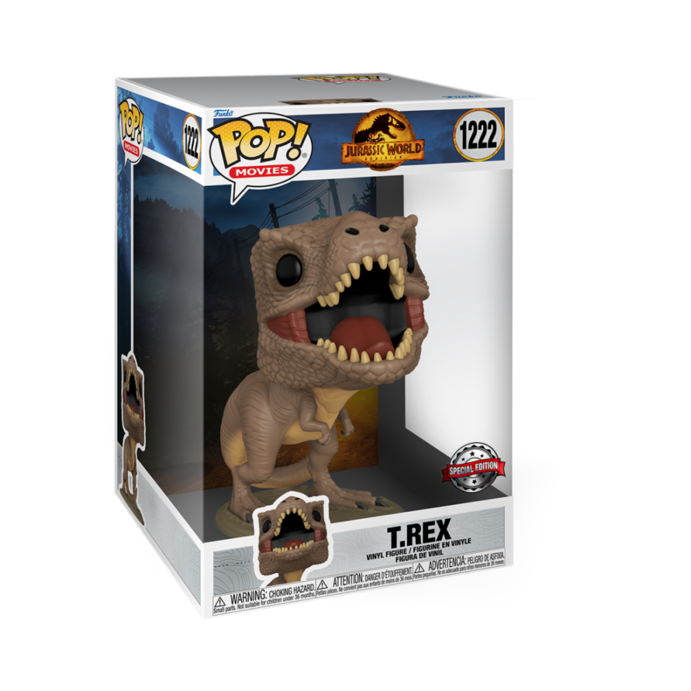 Funko POP Jurassic World 3! T Rex Figura 25 Cm