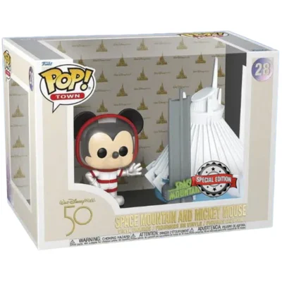 Funko POP Town! Space Mountain And Mickey Mouse Figura 14 Cm