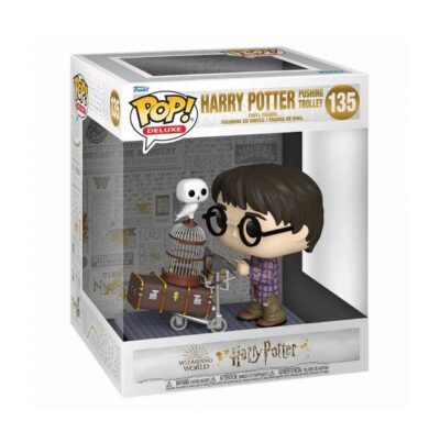 Funko Pop Deluxe! Harry Potter Anniversary Harry Pushing Treolley Figura 9 Cm