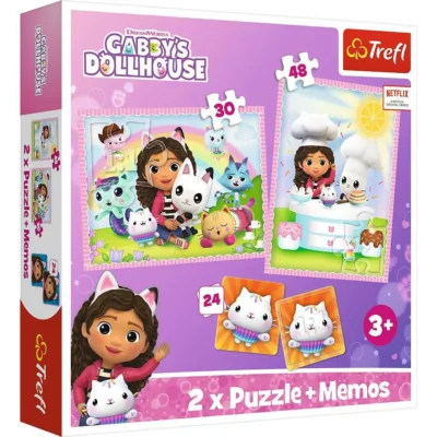 Gabby’s Dollhouse 2u1 Puzzle + Memo Trefl