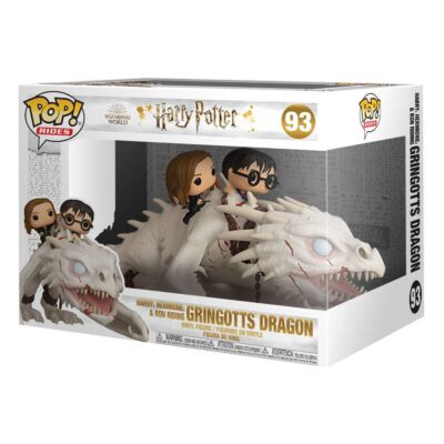 Harry Potter POP! Rides Dragon W Harry, Ron, & Hermione Vinyl Figure 15 Cm