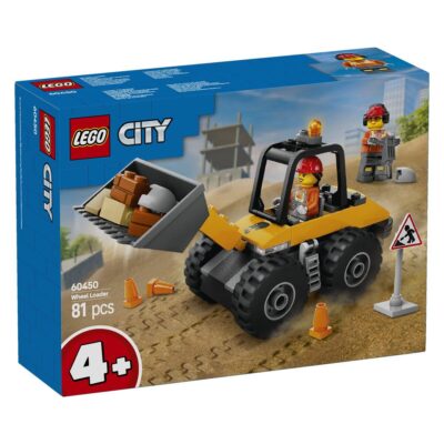 Lego City 60450 Žuti Građevinski Utovarivač S Kotačima