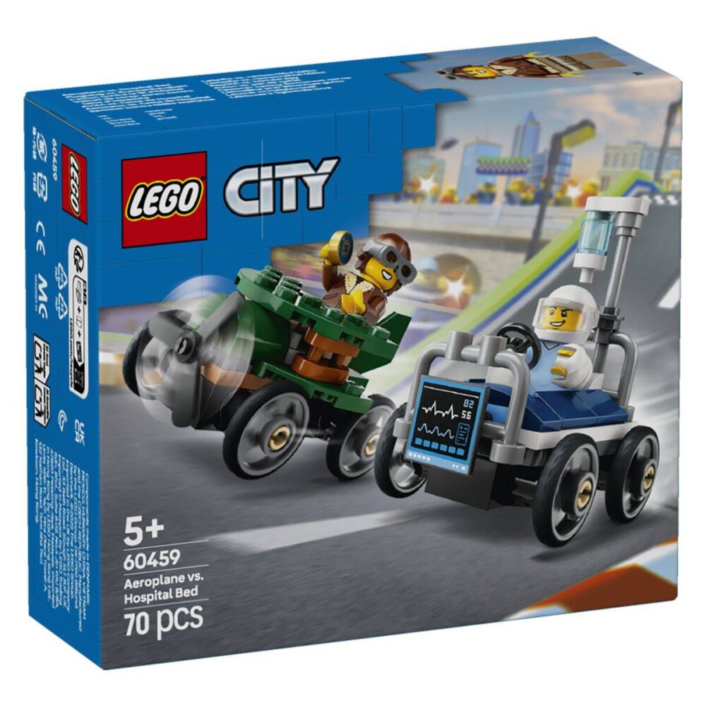 Lego City 60459 Utrka Avion Bolnički Krevet