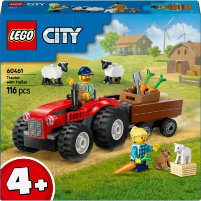 Lego City 60461 Crveni Traktor S Prikolicom