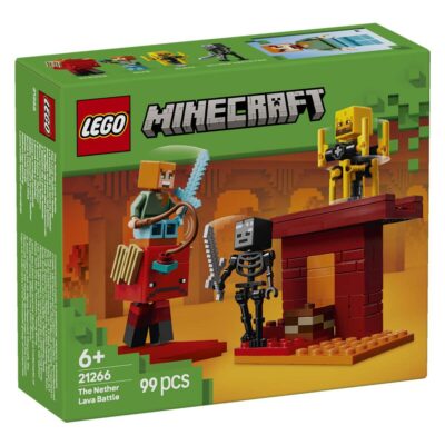 Lego Minecraft 21266 Bitka Uz Lavu Nethera