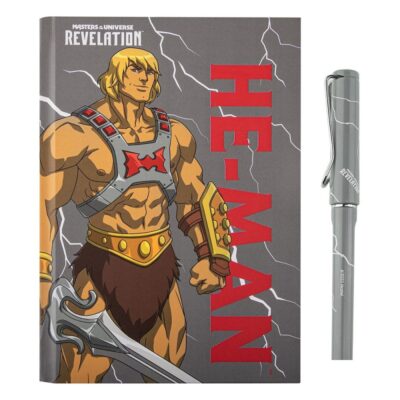 Masters Of The Universe Revelation He Man Notebook Bilježnica I Kemijska Olovka