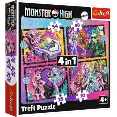 Monster High 4u1 Puzzle Trefl