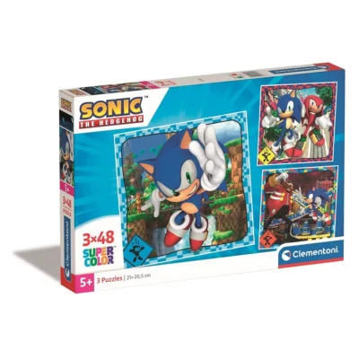 Sonic The Hedgehog Puzzle 3x48kom Clementoni 53203