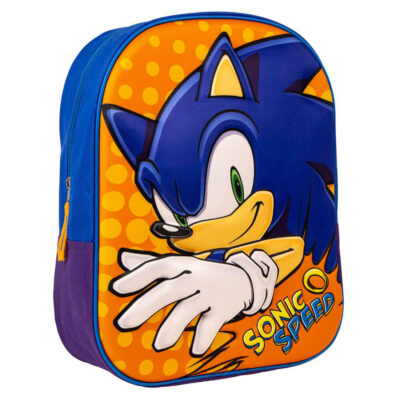 Sonic The Hedgehog 3D Vrtićki Ruksak 31 Cm