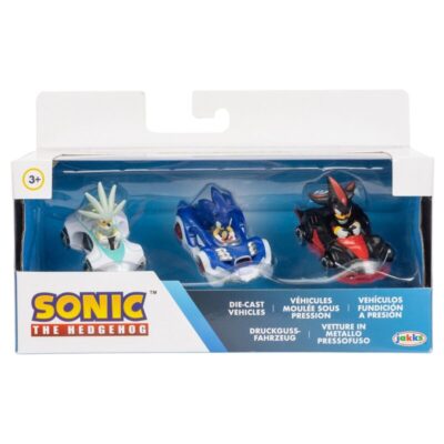 Sonic The Hedgehog Die Cast Set 3 Vozila