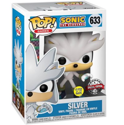 Sonic The Hedgehog Funko POP! Silver The Hedgehog Figura 9 Cm