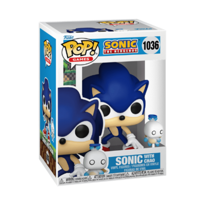 Sonic The Hedgehog Funko POP! Sonic With Chao Figura 9 Cm