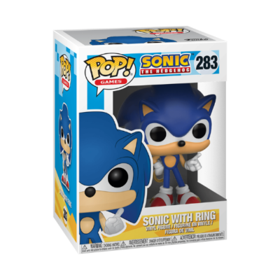 Sonic The Hedgehog Funko POP! Sonic With Ring Figura 9 Cm