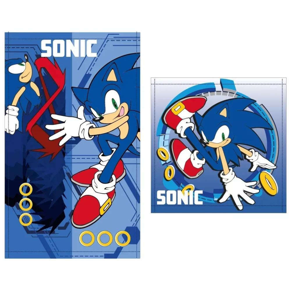 Sonic The Hedgehog Set 2 Ručnika Za Lice